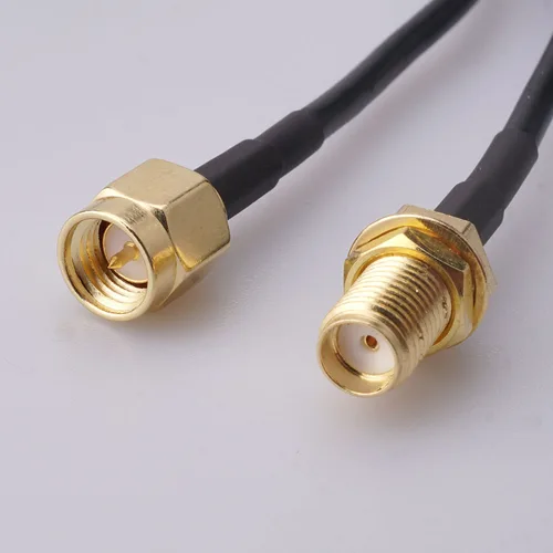 Imagen 2 del producto Xinangogo-SMA macho hembra a RPSMA malhembra para Wifi, 1M, 2M, 5M, 10M, 20M, 1 piezas, 3g, 4g, RG316, RG174