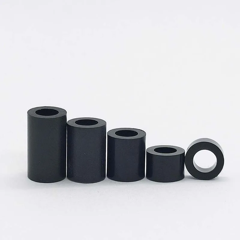 【 M4.2 * 7*8 】Black Abs Rround Spacer Standoff Nylon Non-Threaded Spacer Ronde Hollow Standoff Wasmachine