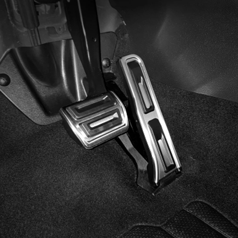 For Audi Q3 8U 2011 2012 2013 2014 2015 2016 2017 2018 Stainless Car Gas Fuel Accelerator Brake Pedals Cover Non-Slip Case Pads