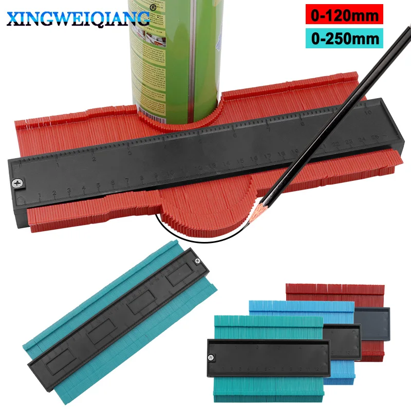 

Plastic Gauge Contour Profile Copy Gauge Duplicator Standard 5 Width Wood Marking Tool Tiling Laminate Tiles General Tools