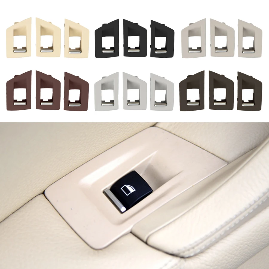 3 PCS Car Interior Window Switch Panel For BMW 5 series F10 F18 Inner Window Switch LHD