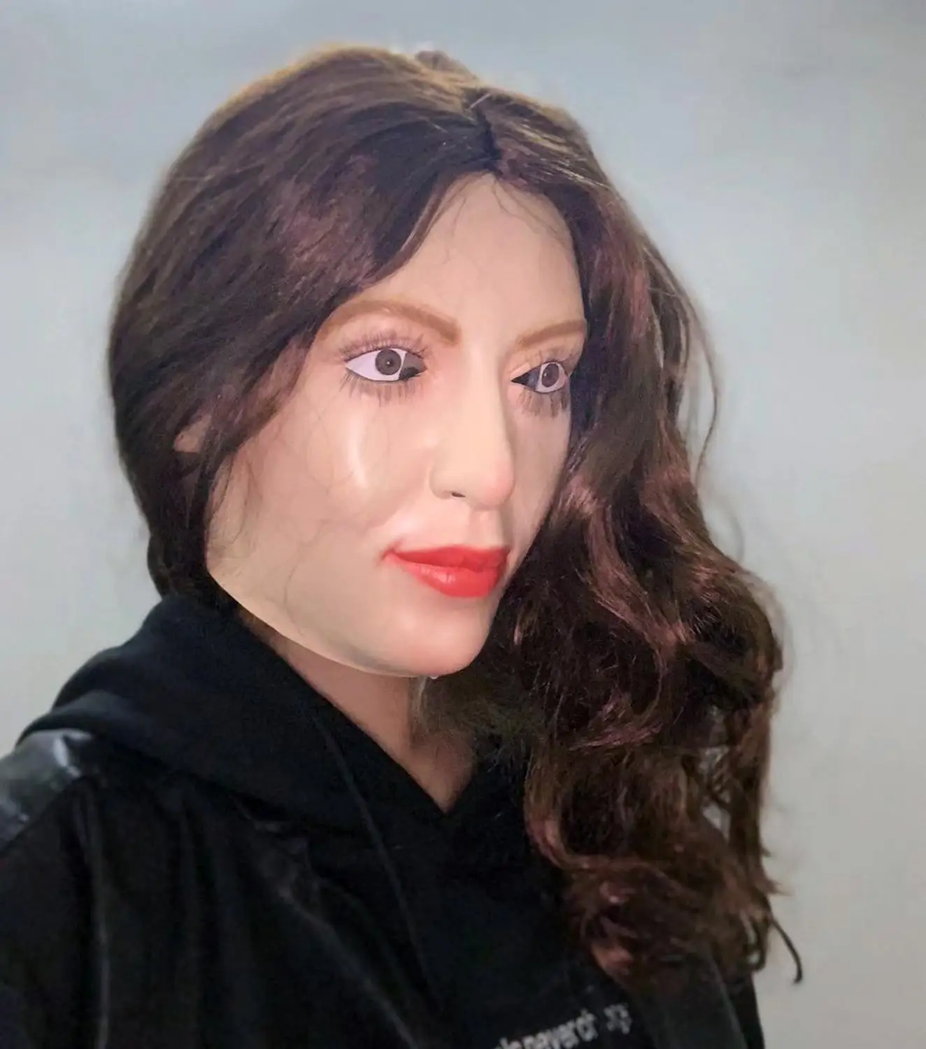 Female Latex Mask Fancy Dress Halloween Costume Crossdressing Sissy Realistic