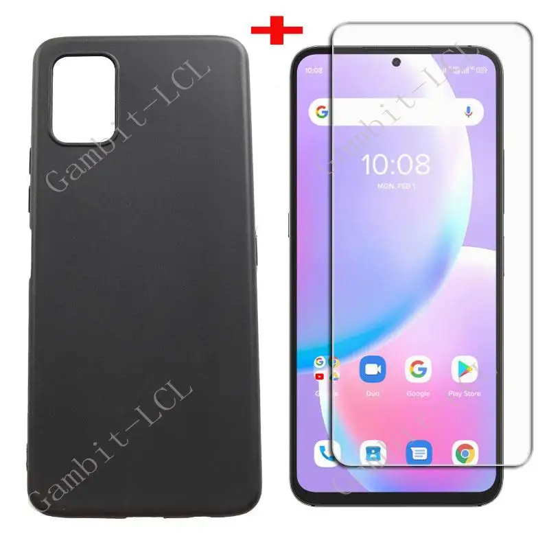 Protection Glass And Case Cover For UMIDIGI A11 Pro Max Tempered Screen Protective Protector Phone Film  etui чехол A11ProMax