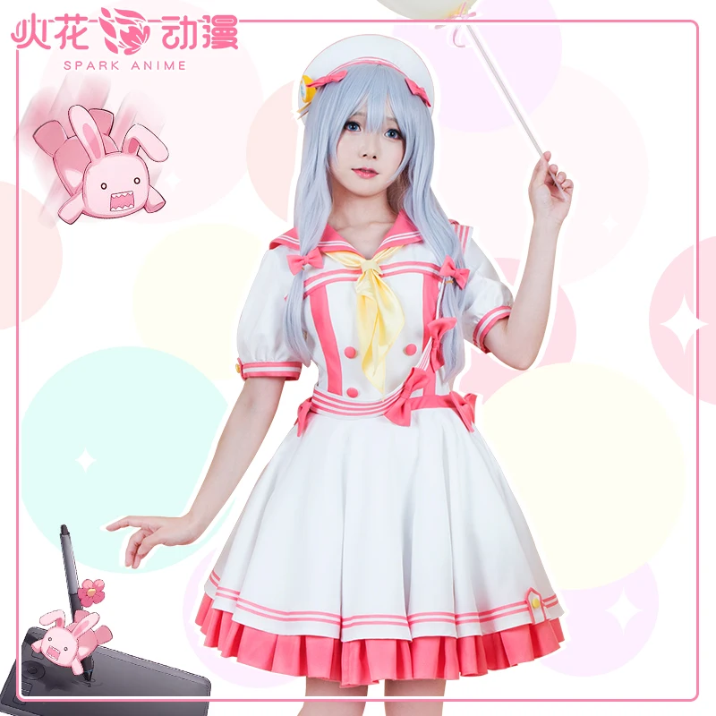 

Anime Pre-sale Lzumi Sagiri Cos Magical Girl Lovely uniform Dreamlike Dress Cosplay Costume H