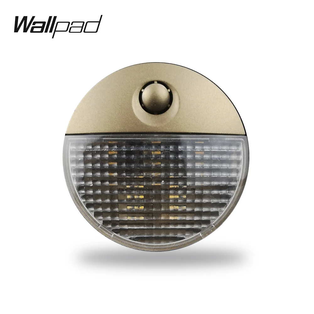 Bruine wandschakelaar 1 2 3 4-voudige lichtschakelaar Bewegingssensor Licht Mat aluminium framepaneel Gratis combinatie, L6-serie - afbeelding 1