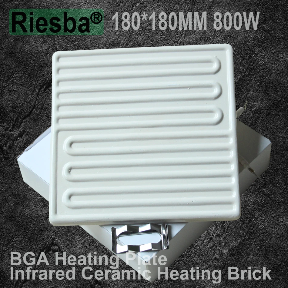 high quality 180*180MM 800W Heating Plate Far Infrared Ceramic Heating Brick BGA Rework Station Dedicated