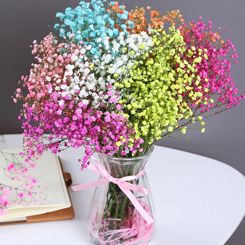 

100g Baby's Breath Bouquets Natural Fresh Dried Flowers Preserved Gypsophila Paniculata Gift Dekoration Decoration Home Decor