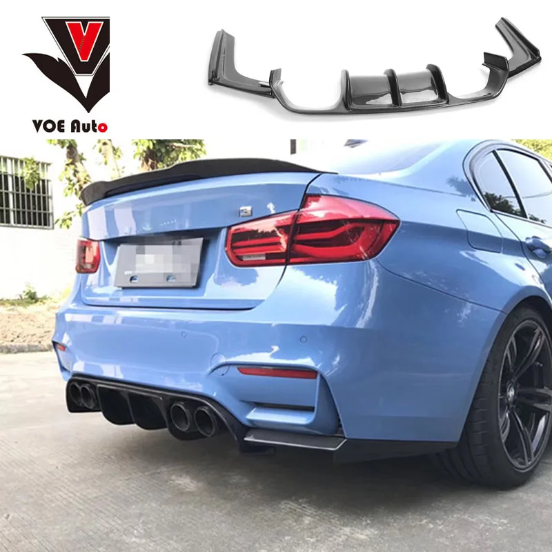 F80 M3 F82 F83 M4 Carbon Fiber / FRP Rear Bumper Spoiler Diffuser for BMW F80 M3 F82 F83 M4 2014-2018 Sedan Coupe Convertible