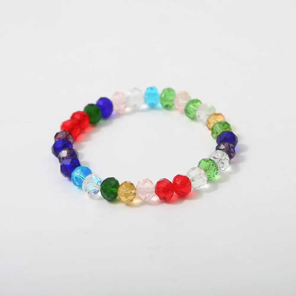 Austria Crystal Glass Beads Bicone Beads Set 4/6/8/10mm Faceted with Lobster Clasps Beading Cord for DIY Jewelry Making Earring