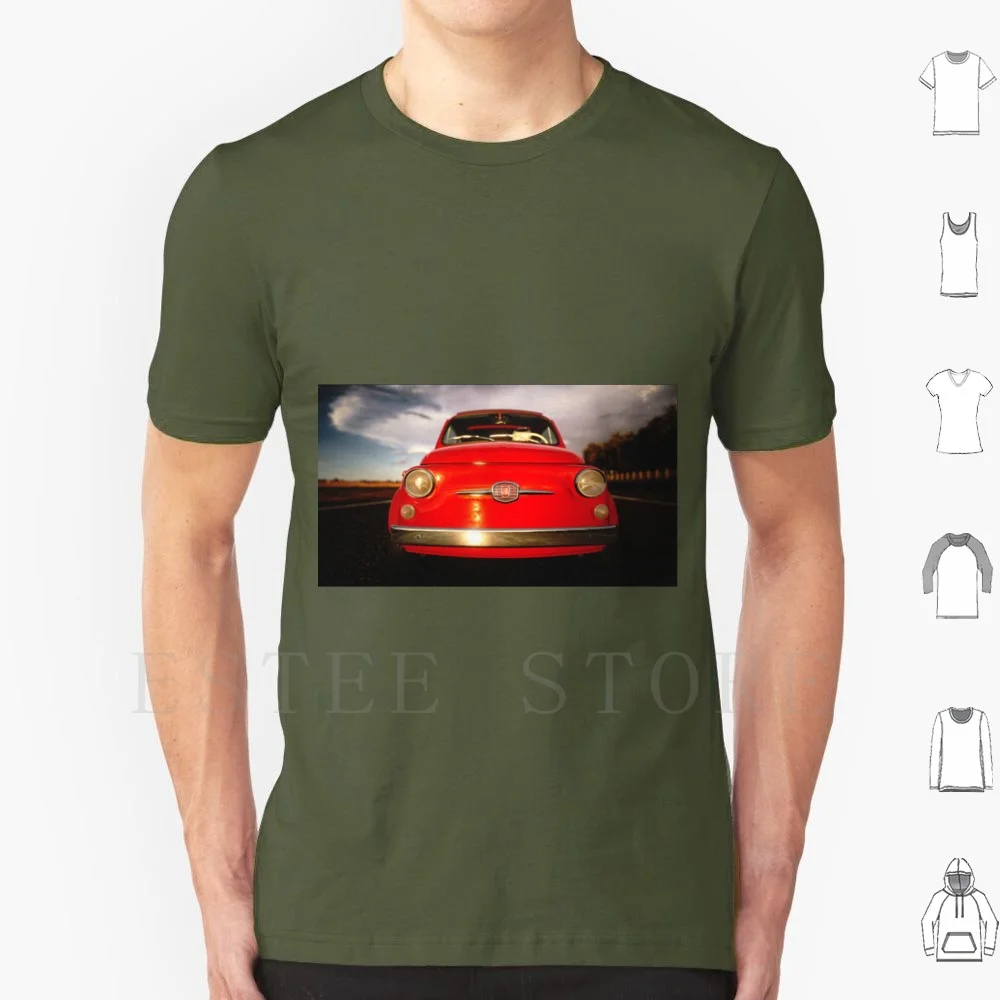 500 F 1968 Oldtimer Vintage 500 F 1968 Oldtimer T Shirt Men Cotton 6xl Multipla Abarth 595 Talento 127