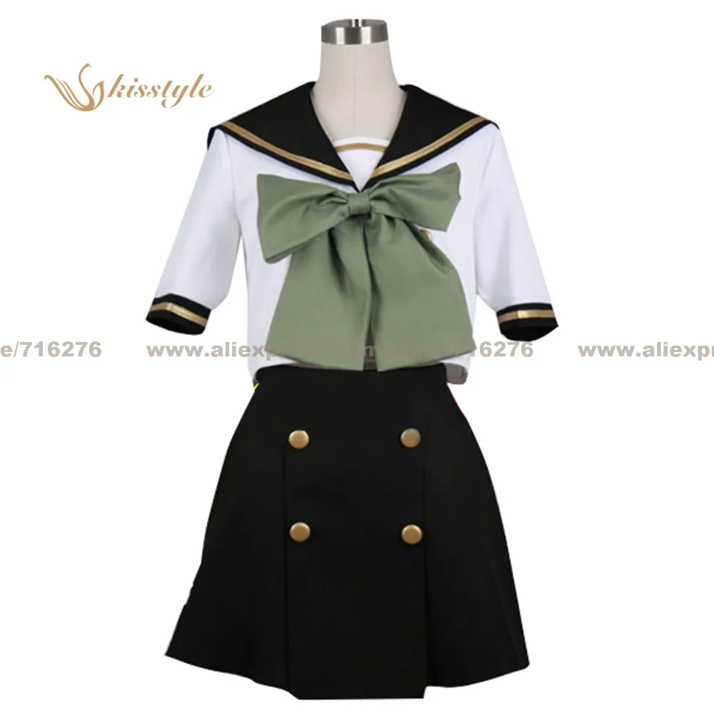 

Kisstyle Fashion Shakugan No Shana Burning-Eyed Shana White School Winter Uniform Clothing Cosplay Costume,Customized Accepted