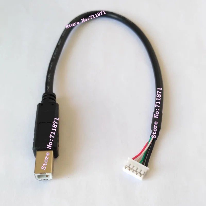 5Pin 2.0 Pitch PH Usb2.0 B ชายสาย 5P PH to Usb2.0 เครื่องพิมพ์อะแดปเตอร์ 5P 5Pin to Usb2.0 B ชายเครื่องพิมพ์