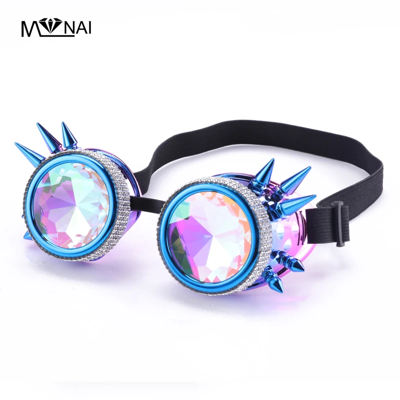 

Очки, сварочные заклепки, ослепительные яркие искусственные Модные Винтажные очки в стиле стимпанк, аксессуары для путешествий