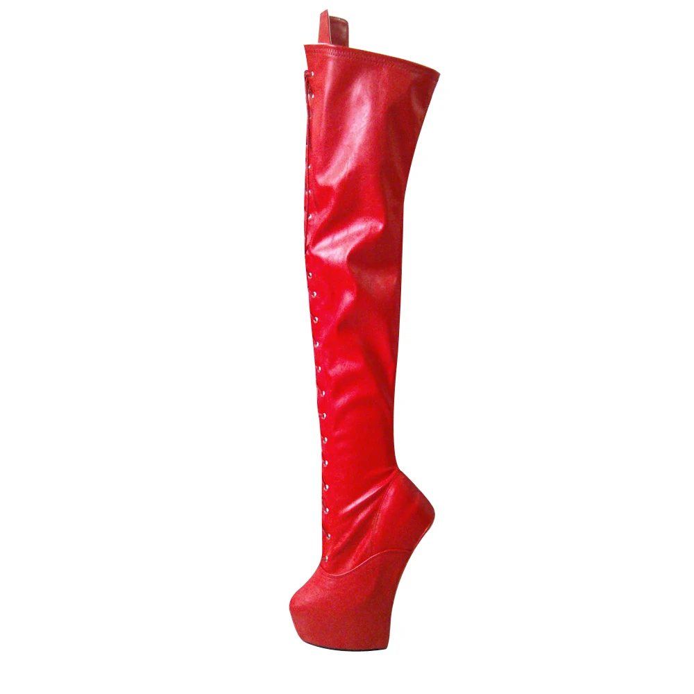 

Women's Boots 7.09in High Height Sex Boots Party Boots Hoof Heels Over-The-Knee Boots US Size 6-14 No.WG2020