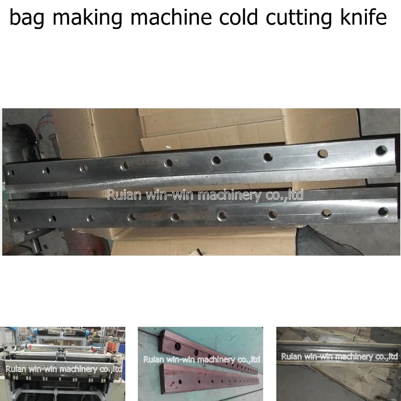 Bag making machine blade Cold cutting knife length 380mm 525mm 600mm 650mm 700mm 800mm 825mm 850mm up and down total two pcs