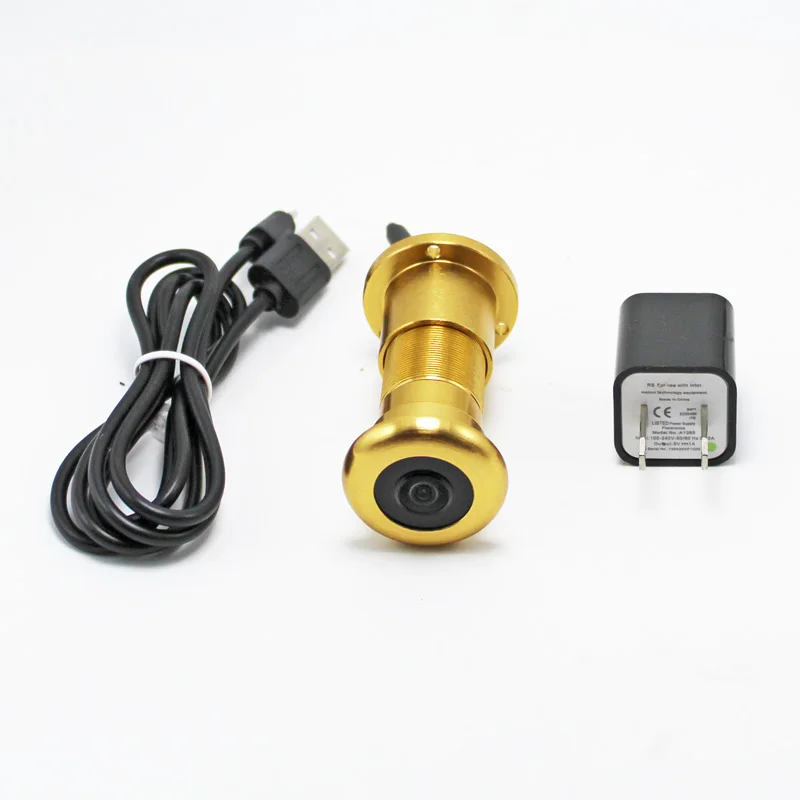V380 wifi door eye camera  Door WifI IP Camera   Lens Wide Angle FishEye180degrees Build-In IR 940nm  TF card Slot