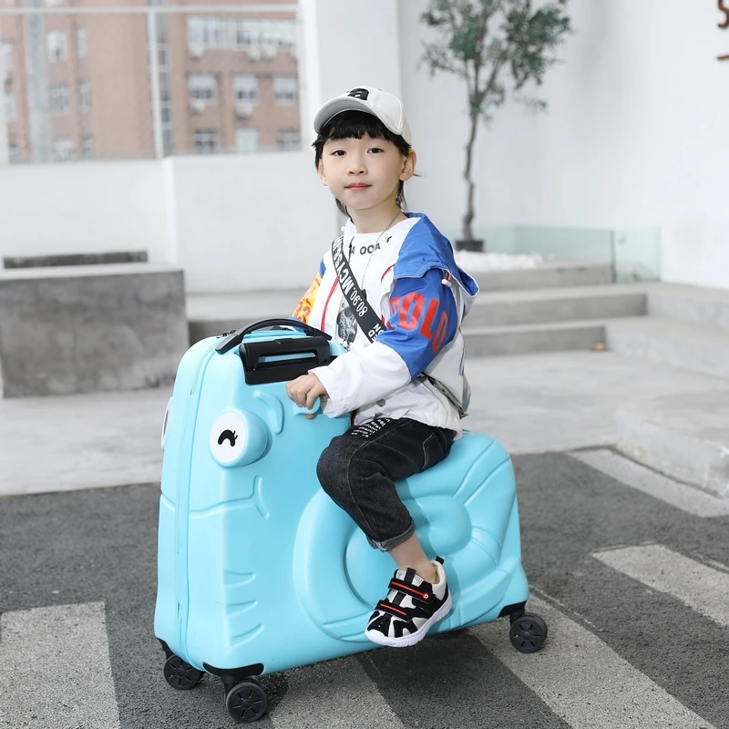 Fashion Children Rolling Luggage Spinner 20 inch Wheels Suitcase Kids Cabin Trolley Student Travel Bag Cute Baby Carry On Trunk