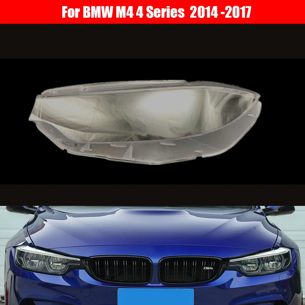 

Car Headlight Lens For BMW M4 4 Series 420i 425 428 430 440 F32 F33 F36 2014~2017 Headlamp Cover Replacement Auto Shell