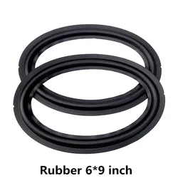 2PC Speaker Woofer Rubber Surround Repair Kit 6x9 Inch Oval Shape For Car Speaker Audio Professional Home Theater
