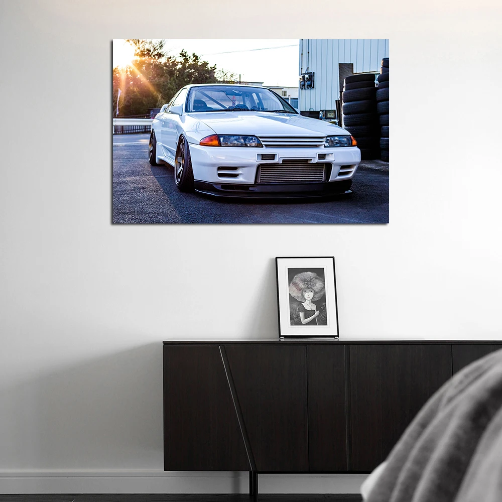 NISSAN GTR R32 Skyline Sports Car Photo Wall Art Gifts Poster and Print Canvas Paintings For Bedroom Home Decor