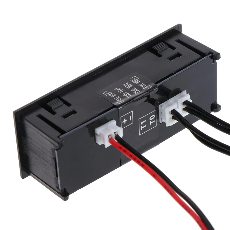 DIY Multifunktions Uhr Auto Temperatur Batterie Spannung Monitor Voltmeter DC 12V