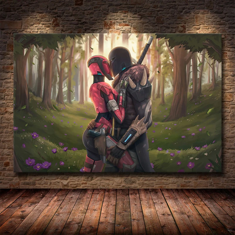 Disney Marvel Anime Mandalorian TV Canvas Painting Science Fiction Prints and Posters Wall Art Pictures for Living Room Decor