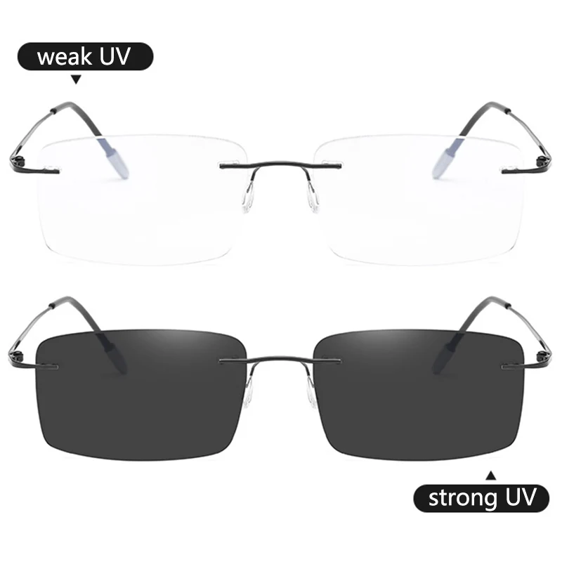 2021 Photochromism Progressive multifocal reading glasses men New Business reading glasses women anti-blue presbyopic glasses 1