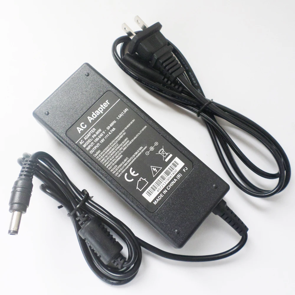 90W AC Adapter Charger Power Supply Cord For Asus W2J W2Pc W2V W3N W3 W3V W3000 W3000V W5F W5V U5A U5F U50A U50Vg UL50Vt U53Jc