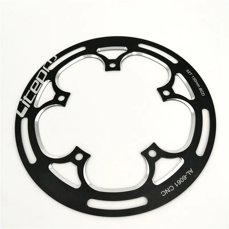 Litepro 130BCD 48/50/52T Chain Wheel Chain Guard Plate Single Speed Chainring Sprocket Protection Cover