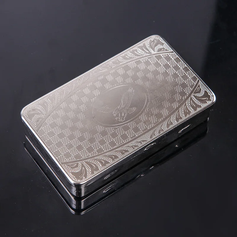 Pipe Tobacco Box Portable Moisture Tobacco Box Sealed Personality Metal Hand-rolled Tobacco Box Cigarette Case