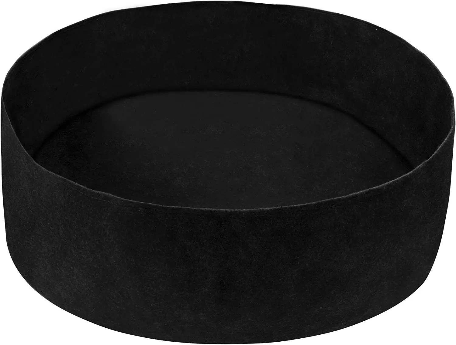 Round Garden Grow Bag Pots Bed,Planting Box Breathable Container at Outdoor Indoor for Herb Flower Vegetable.Black 15 Gallon