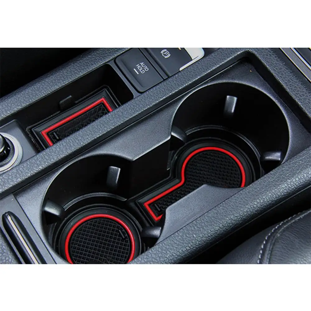 RUIYA-Polymères coordonnants pour rainure de porte de voiture, coussinets de fente de porte, accessoires intérieurs automatiques, Golf 7 7.5 R GTD GTI GTE 2016 2017 2018 2019