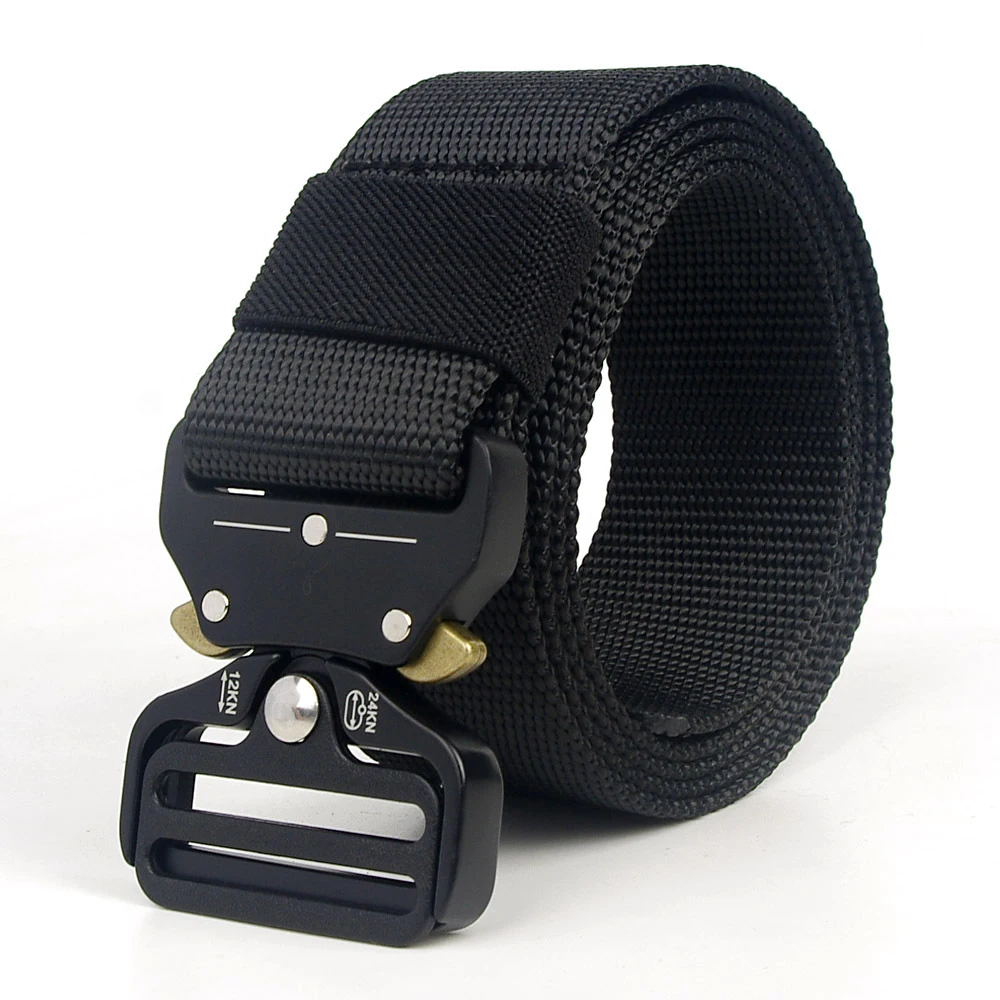 Tactische Riem Mannen Verstelbare Zware Militaire Tactische Taille Riemen Met Metalen Gesp Nylon Riem Jacht Accessoires