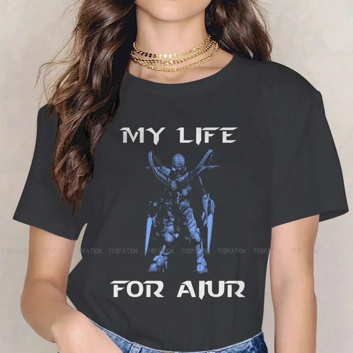 For Aiur Women Clothing StarCraft Game Graphic Print Female Tshirts Vintage Graphic Loose Tops Tee Kawaii Girls Streetwear