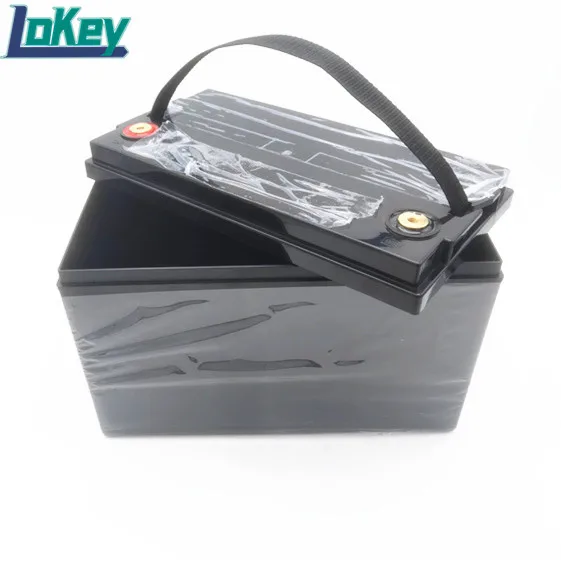LiFePo4リチウムイオンバッテリー,12V,24V,48V,60Ah,80Ah,100Ah,空のプラスチックケース