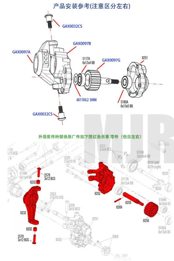 Grc G2 Ackerman Kingpin Sinking Steering C Seat Servo Rod Kit For 1/10 Rc Tracked Vehicle Traxxas Trx-4 Trx6 #gax0032g