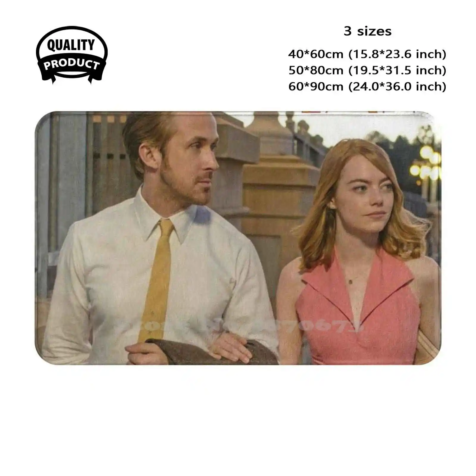 La La Land Soft Cushion Home Carpet Door Mat Car Rug La La Land Emma Stone Ryan Gosling Damien Chazelle Musicals Love Mia And