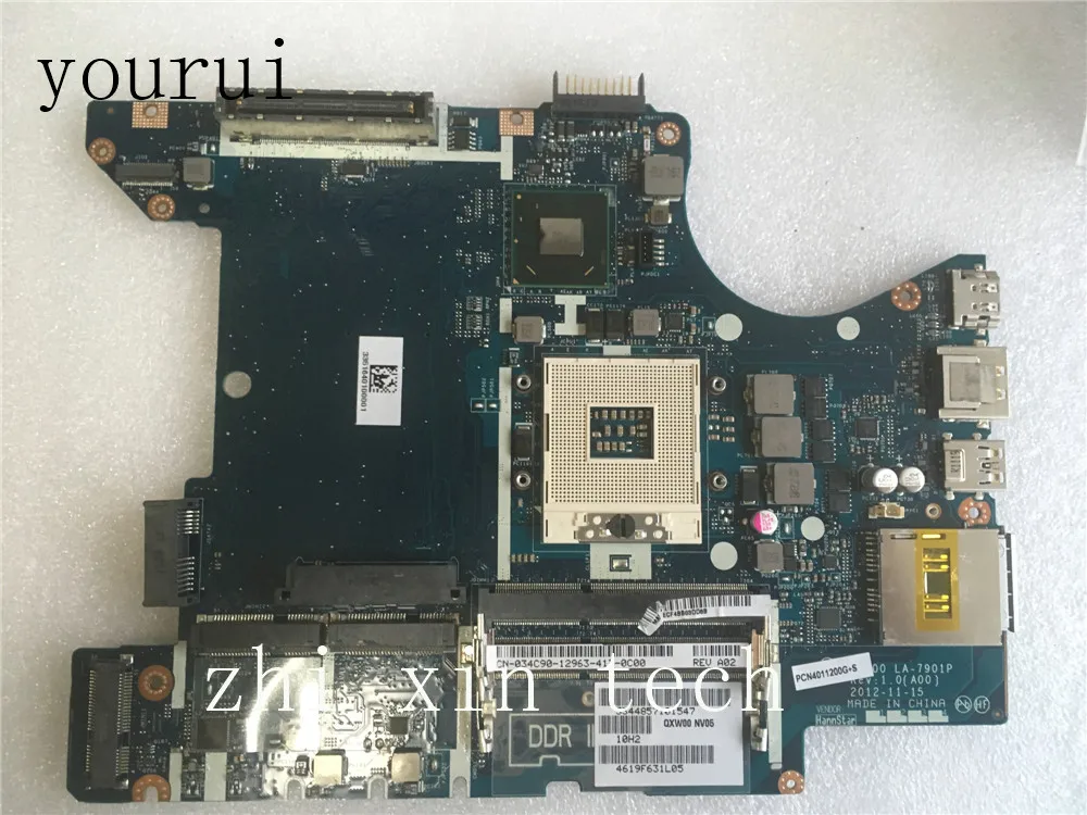 

Yourui CN-034C90 034C90 34C90 LA-7901P материнская плата для ноутбука Dell Latitude E5430 Материнская плата ноутбука DDR3 качество Протестировано 100% оригинал