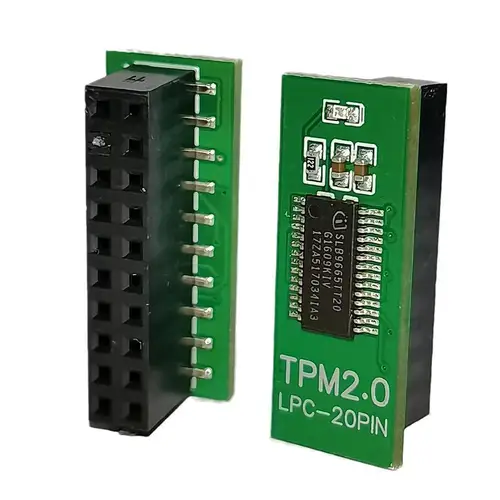 Módulo de seguridad de cifrado TPM 2,0 20Pin LPC, tarjeta remota, actualización de Windows 11, módulo TPM2.0 de 12 a 20 pines para ASUS/Intel/AMD
