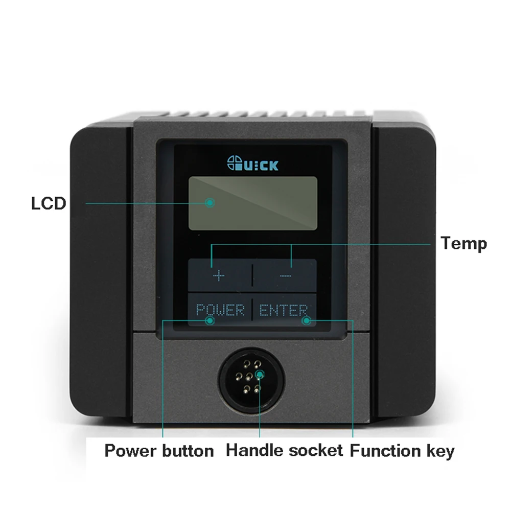 Digital intelligent lead-free soldering Iron BGA Rework station 90w Hot Air Soldering Station For PCB Mobile phone QUICK TS1100