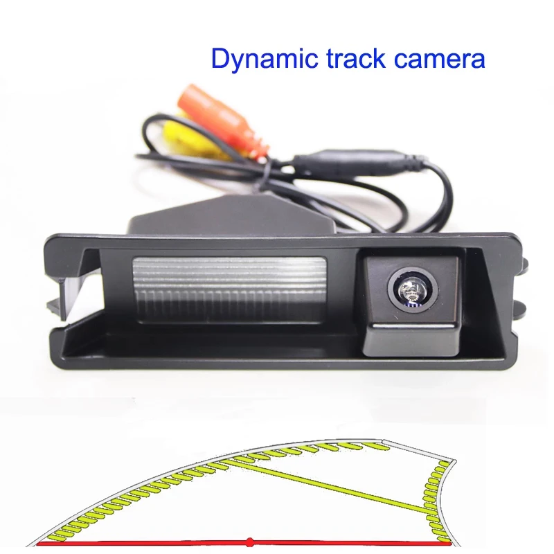 

Dynamic Trajectory Tracking Car Rear View Reverse HD CCD Camera for Nissan March Renault Logan Sandero Auto Parking Accessories