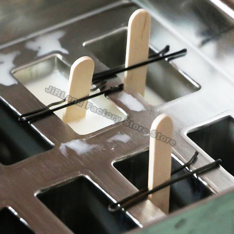 Stainless steel ice cream mould Popsicle mold Commercial Popsicle mold model 8 grid popsicle bucket making machine