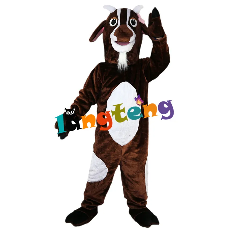 712 Ram Buck Goat Mascot Costume Hot Sale Animal Cartoon Adult Furry