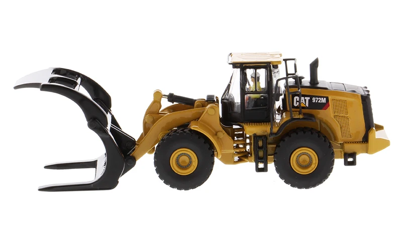 NEW DM CatTerpillar 1/87 Cat 972M Wheel Loader with Log Fork High Line Series HO Scale 85950 By Diecast Masters for collection