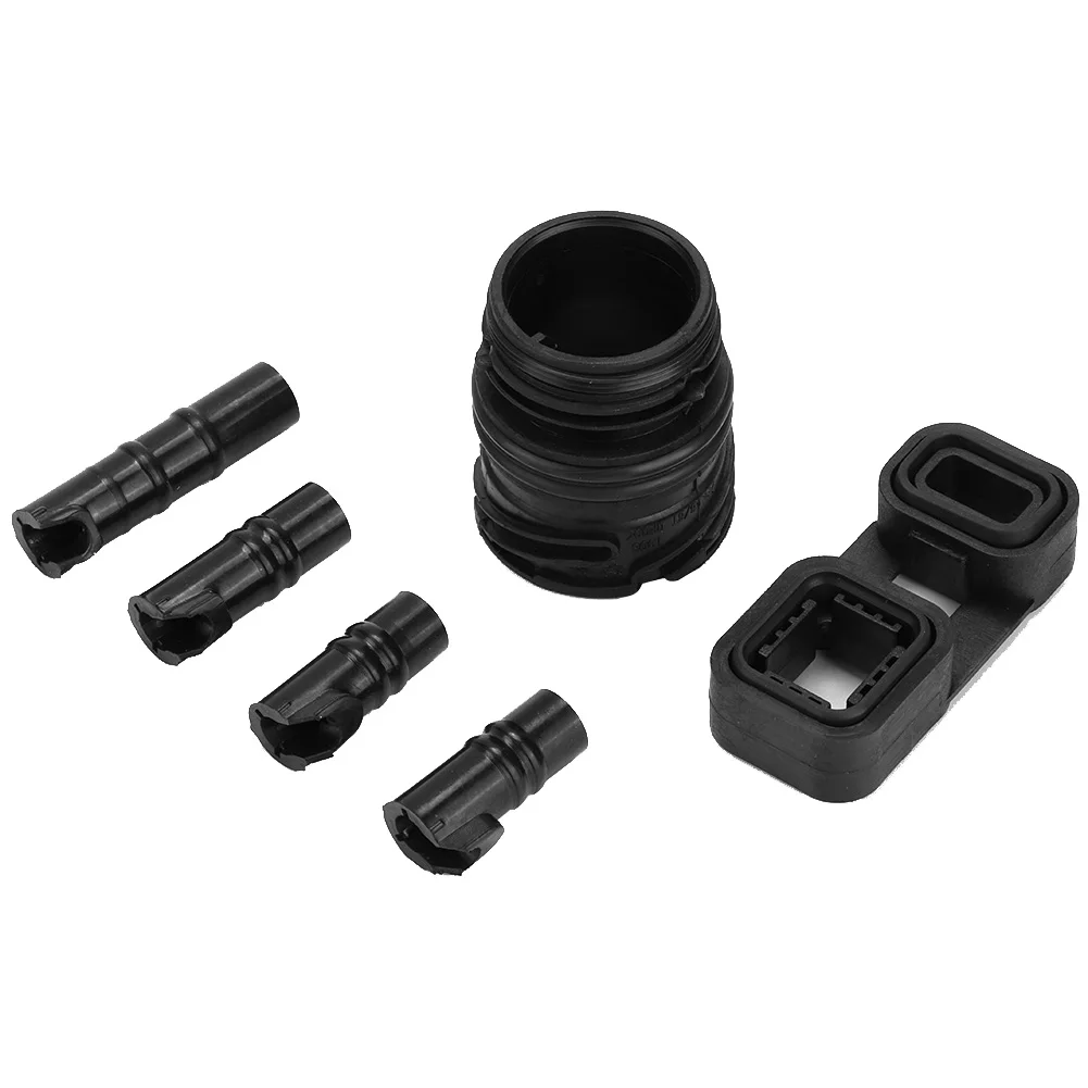 6pcs Battery Valve Body Case Sleeve Connector Rubber Block Oil Tube Plug Kit ZF6HP19 ZF6HP21 Sleeve Connector Seal Kit