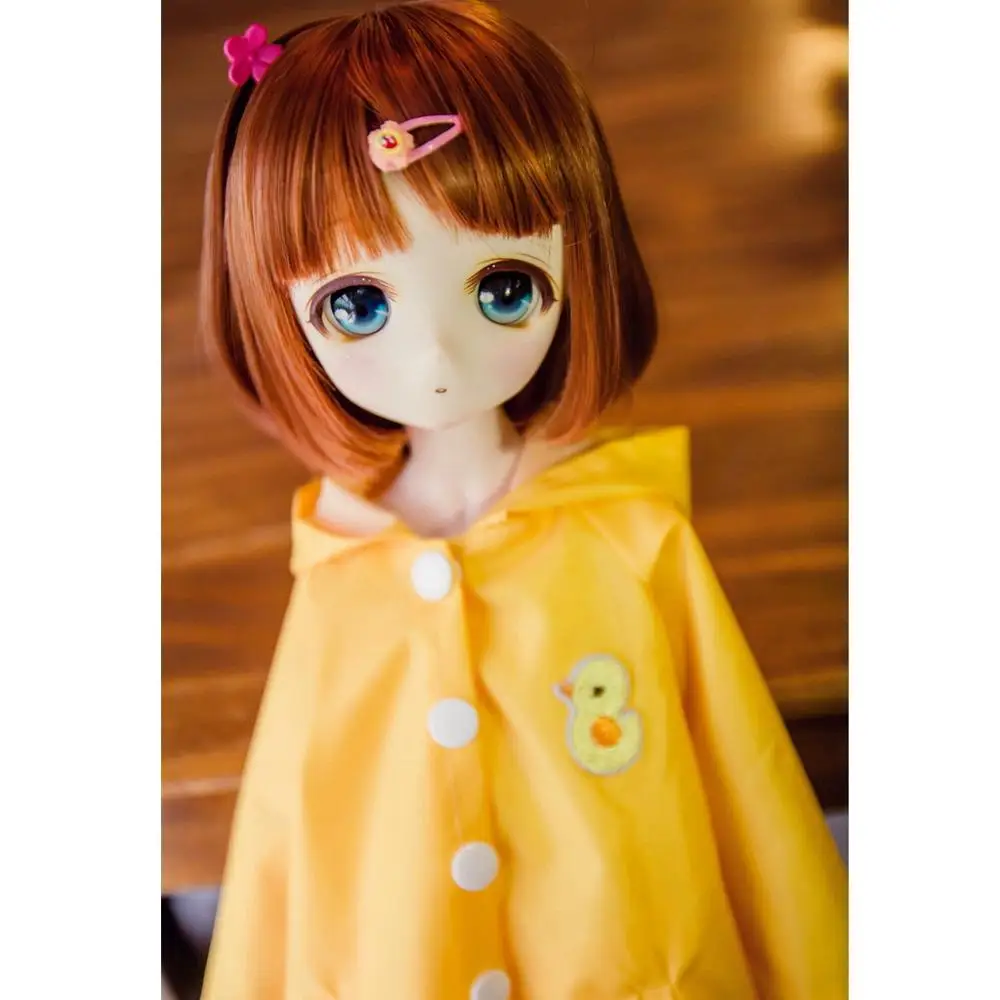 [wamami] Clear/Yellow RainCoat For 1/3 1/4 1/6 SD DZ AOD BJD Dolls Dollfie Outfits