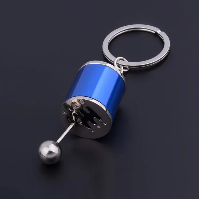 Newly Key Chain Ring Fob Keyring Creative Car 6 Speed Gearbox Gear Shift Racing Tuning Model Keychain