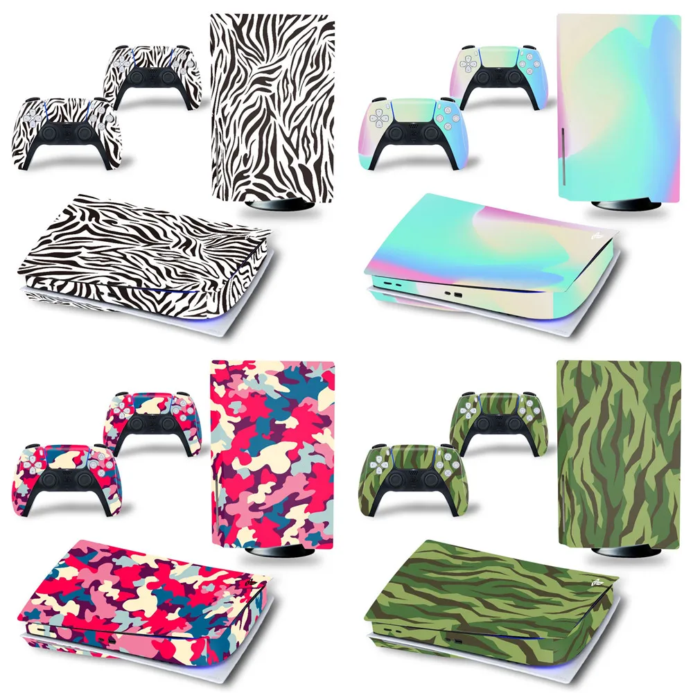 มาใหม่ล่าสุดใหม่ผลิตภัณฑ์ป้องกันไวนิลสำหรับ PS5 Disk สติกเกอร์ผิวเกม Decal