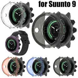 2PC/lots Protective Case Cover Shell For Suunto 9 /9 Baro / Spartan Sport Wrist Hr Baro Clear TPU Cases Smart  Accessories Frame