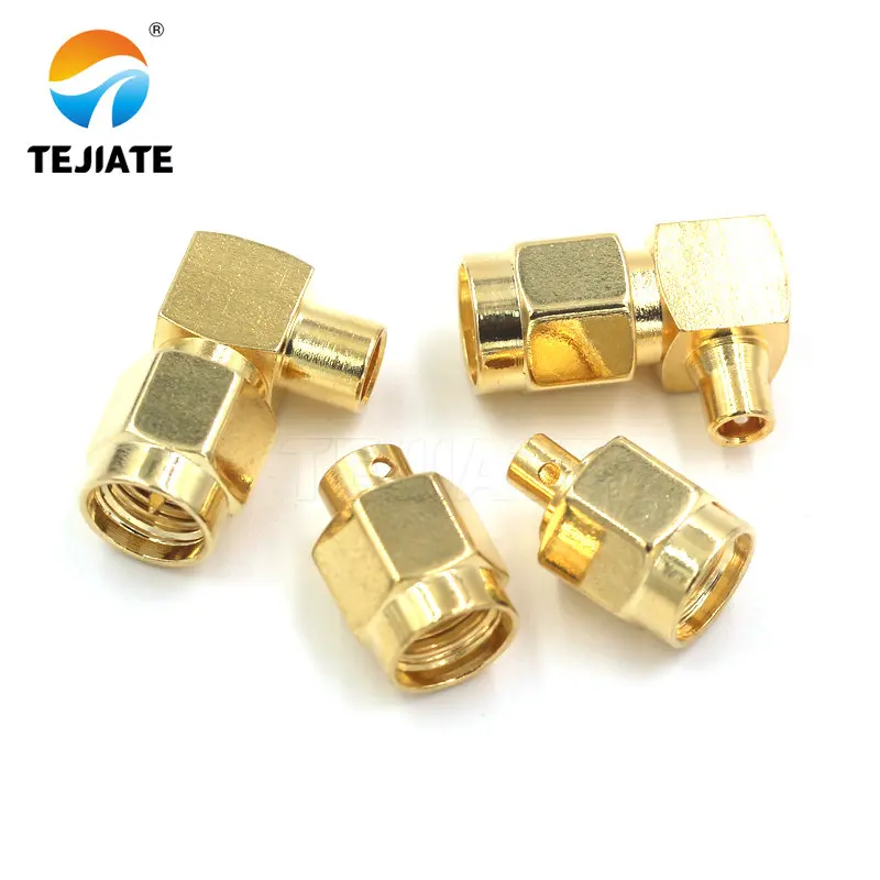 1PCS SMA JB2/JB3 JWB2/JWB3 Connector Male Header Srtaight/Bent Header Half  Flexible Steel Welding Adapter Match For RG402/405